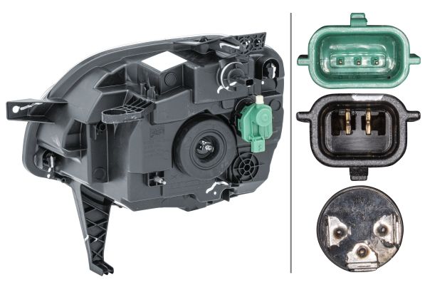 Hella 1LD011561-041 Headlight - 2
