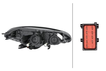 Hella 1LF011830-031 Headlight - 2
