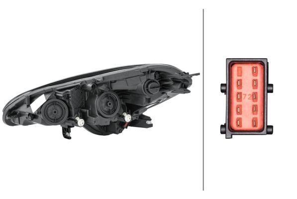Hella 1LF011830-041 Headlight - 2