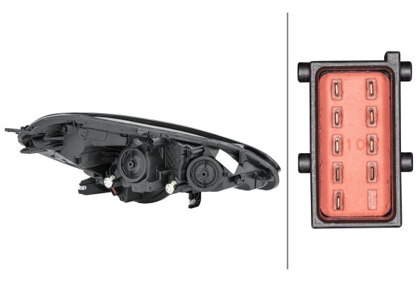 Hella 1LF011830-071 Headlight - 2