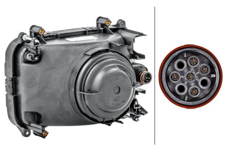 Hella 1LG007660-041 Headlight - 2