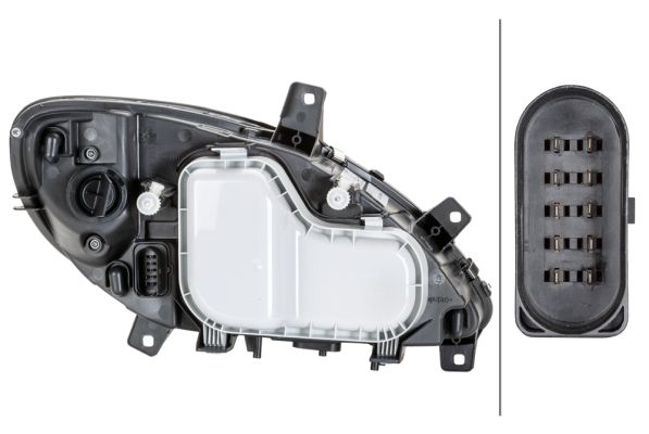 Hella 1LG246041-031 Headlight - 2
