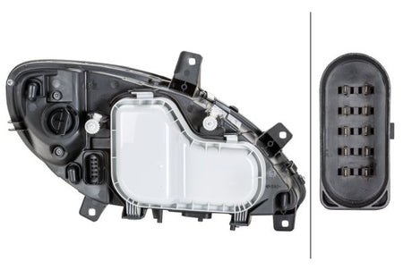 Hella 1LG246041-031 Headlight - 2