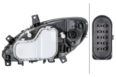 Hella 1LG246041-041 Headlight - 2