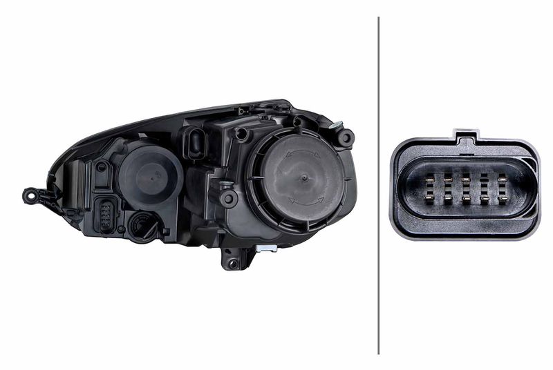 Hella 1LG247007-641 Headlight - 2