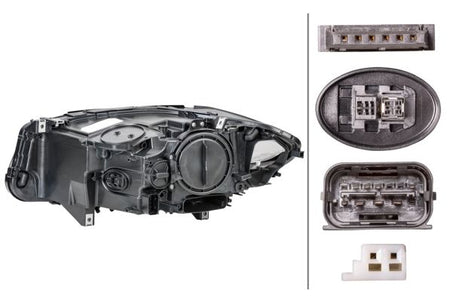 Hella 1LL010131541 Headlight - 2