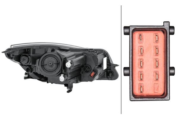 Hella 1LL011165-731 Headlight - 2