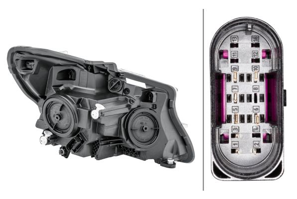 Hella 1LL011284-891 Headlight - 2