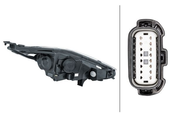 Hella 1LL354803-071 Headlight - 2