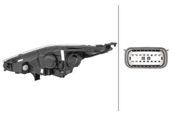 Hella 1LL354803-081 Headlight - 3