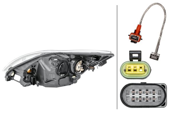 Hella 1LL354807-081 Headlight - 2