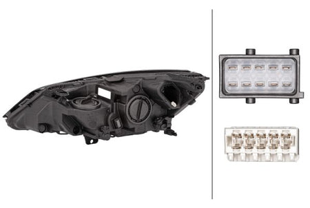 Hella 1LL354829-041 Headlight - 2