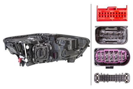 Hella 1LX012976-131 Headlight - 2