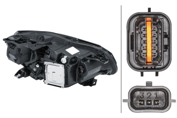 Hella 1LX013930-931 Headlight - 2