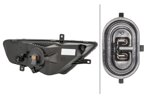 Hella 1ND011157-031 Front Fog Light - 2