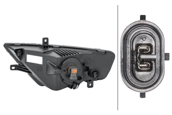 Hella 1ND011157-041 Front Fog Light - 2