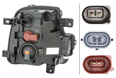 Hella 1NE011694-111 Front Fog Light - 2
