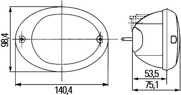 Hella 2BA343130-051 Direction Indicator - 3