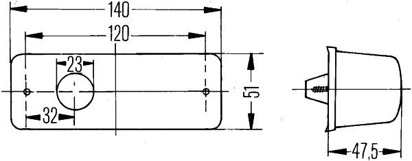 Hella 2BM006692-087 Auxiliary Direction Indicator - 3