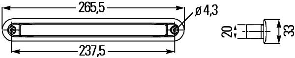 Hella 2JA959073-201 Interior Light - 2