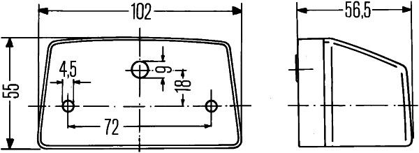 Hella 2KA003389-001 Licence Plate Light - 3