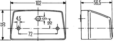Hella 2KA003389-001 Licence Plate Light - 3