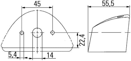 Hella 2KA007929-001 Licence Plate Light - 3