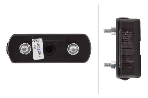 Hella 2KA997011-021 Licence Plate Light - 2