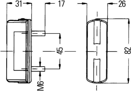 Hella 2KA997011-021 Licence Plate Light - 3