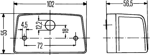 Hella 2KA998523-001 Licence Plate Light - 3