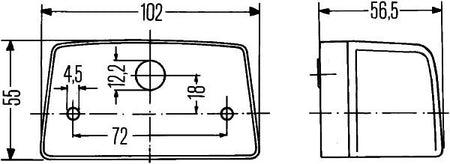 Hella 2KA998523-001 Licence Plate Light - 3