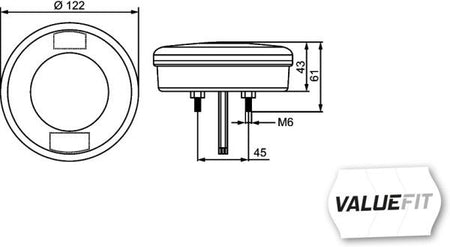 Hella 2NR357027-051 Tail Light Assembly - 2
