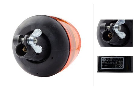 Hella 2RL006846-011 Rotating Beacon - 2