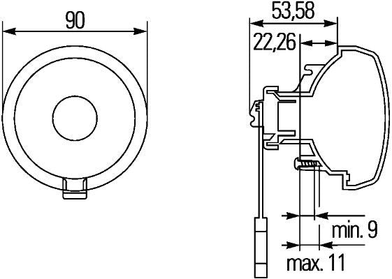 Hella 2SB965039-131 Tail Light Assembly - 3