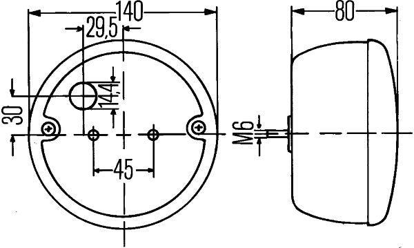 Hella 2SD001685-211 Tail Light Assembly - 4