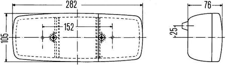 Hella 2SD001699-061 Tail Light Assembly - 3