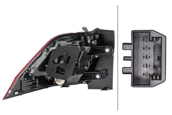 Hella 2SD012519-041 Tail Light Assembly - 2
