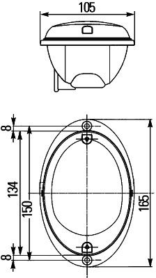 Hella 2SD343390-401 Tail Light Assembly - 3