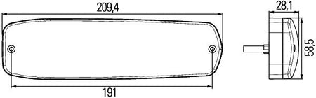 Hella 2SD343910-007 Tail Light Assembly - 2
