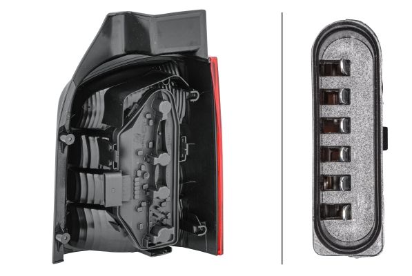 Hella 2SK008579-111 Tail Light Assembly - 2