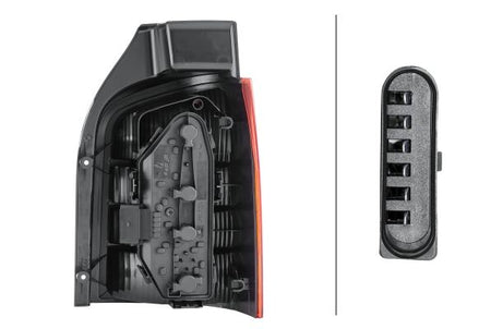 Hella 2SK008579-131 Tail Light Assembly - 2