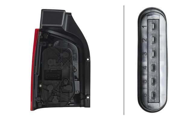 Hella 2SK010318-081 Tail Light Assembly - 2