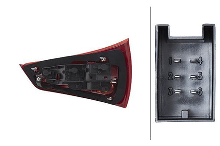Hella 2SK010436-091 Tail Light Assembly - 2