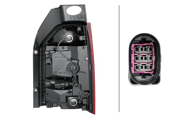 Hella 2SK012337-051 Tail Light Assembly - 2