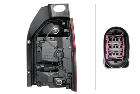 Hella 2SK012337-051 Tail Light Assembly - 2