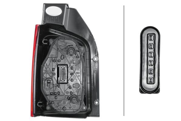 Hella 2SK012338-041 Tail Light Assembly - 2