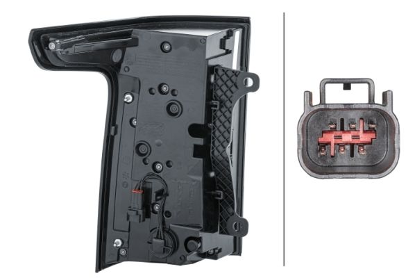 Hella 2SK354864-021 Tail Light Assembly - 2