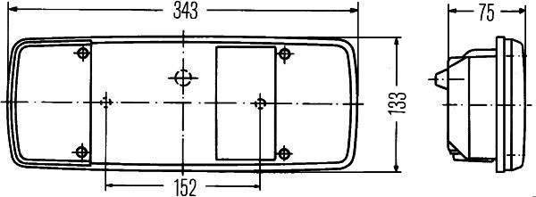 Hella 2VP003567-111 Tail Light Assembly - 3