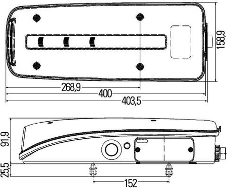 Hella 2VP012381-051 Tail Light Assembly - 3