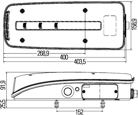 Hella 2VP012381-361 Tail Light Assembly - 3